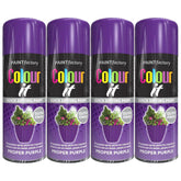 4X Paint Factory Proper Purple Gloss Spray Paint 400ml Spray Paint